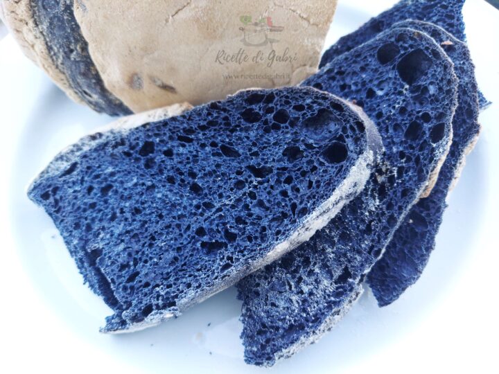 pane fatto in casa blu ricetta facile di gabri senza coloranti