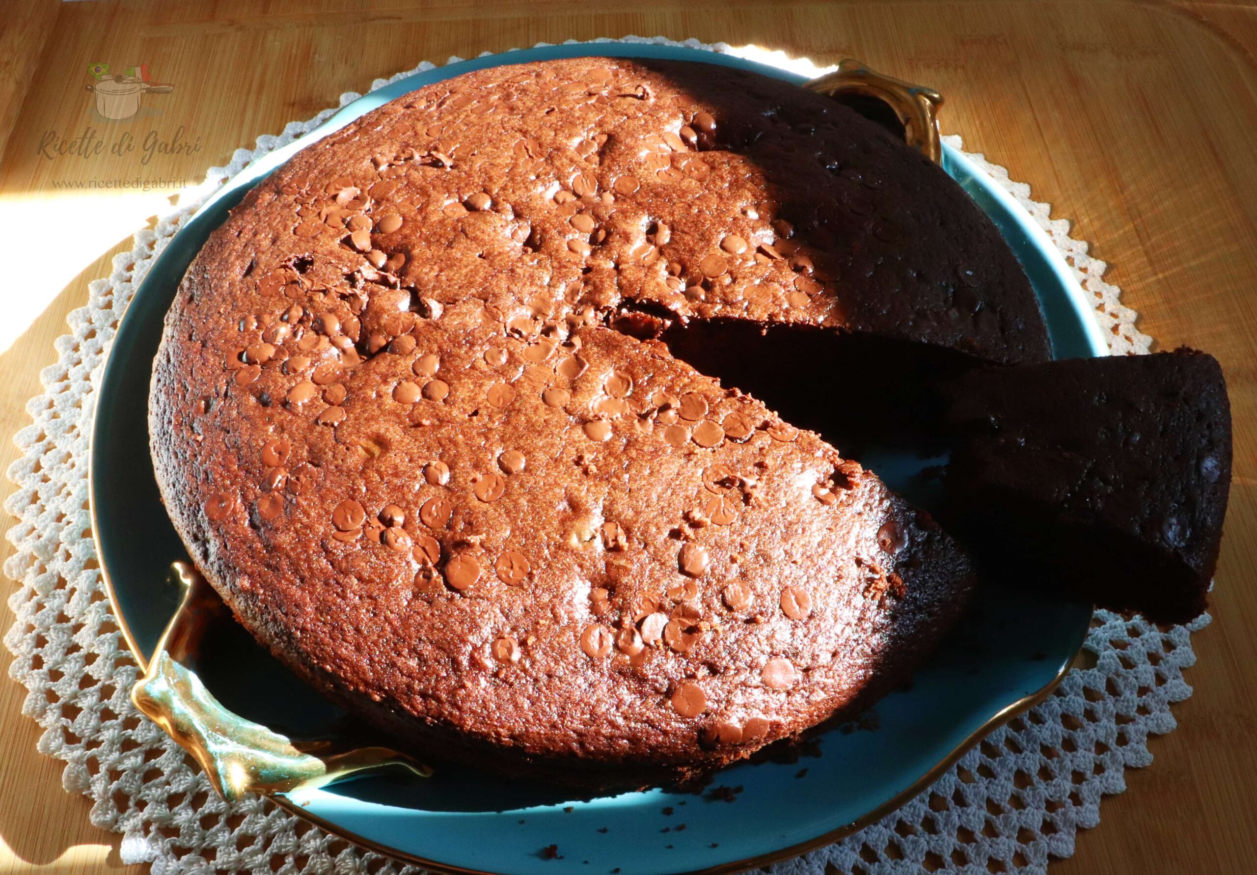 torta al cioccolato tutto in teglia ricetta facile e veloce senza burro di gabri