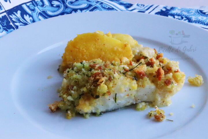 baccalà gratinato al forno con patate ricetta secondo di pesce facile e veloce gabri