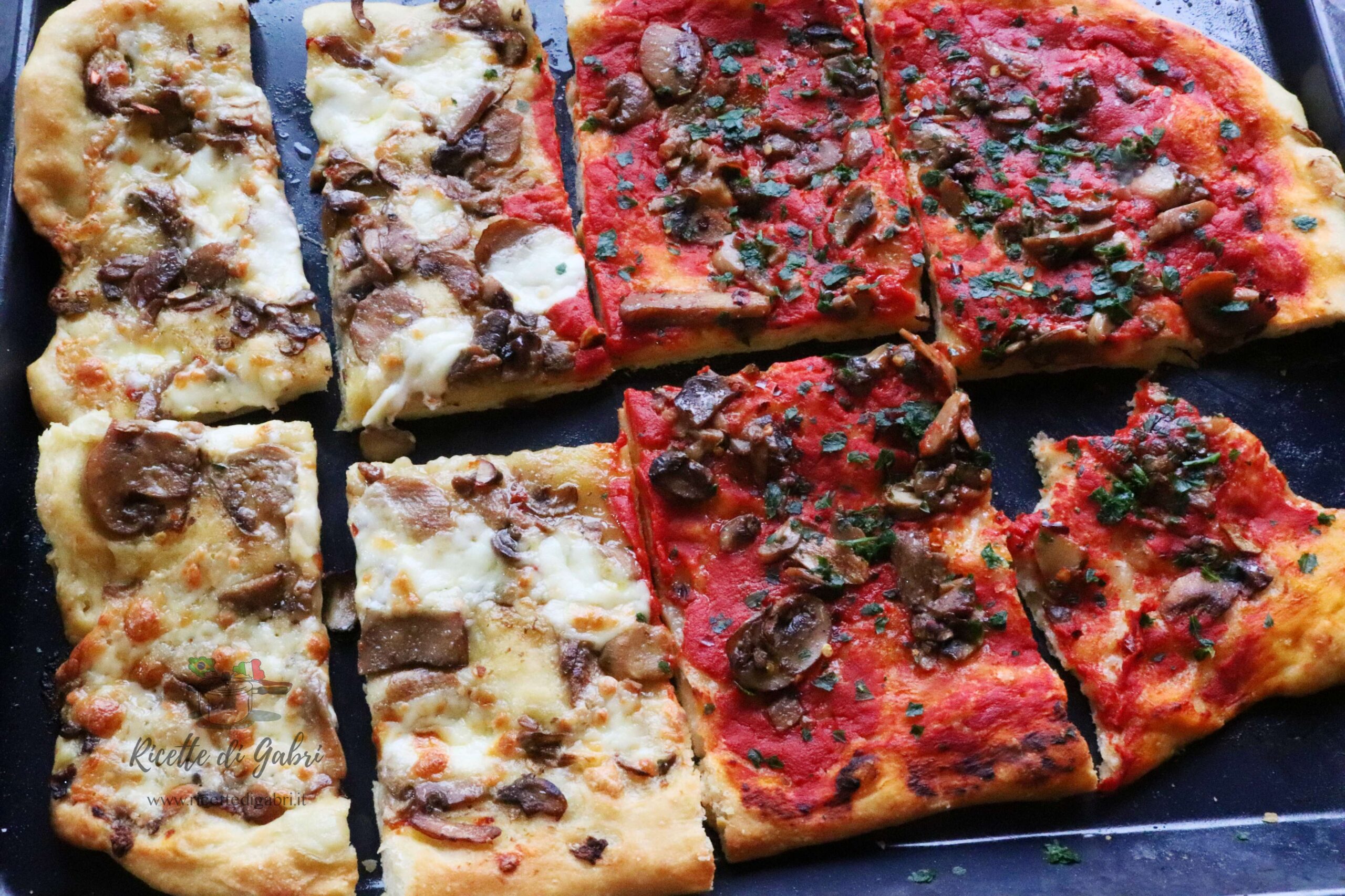 pizza con funghi surgelati ricetta facile pizza fatta in casa morbida dentro e croccante fuori