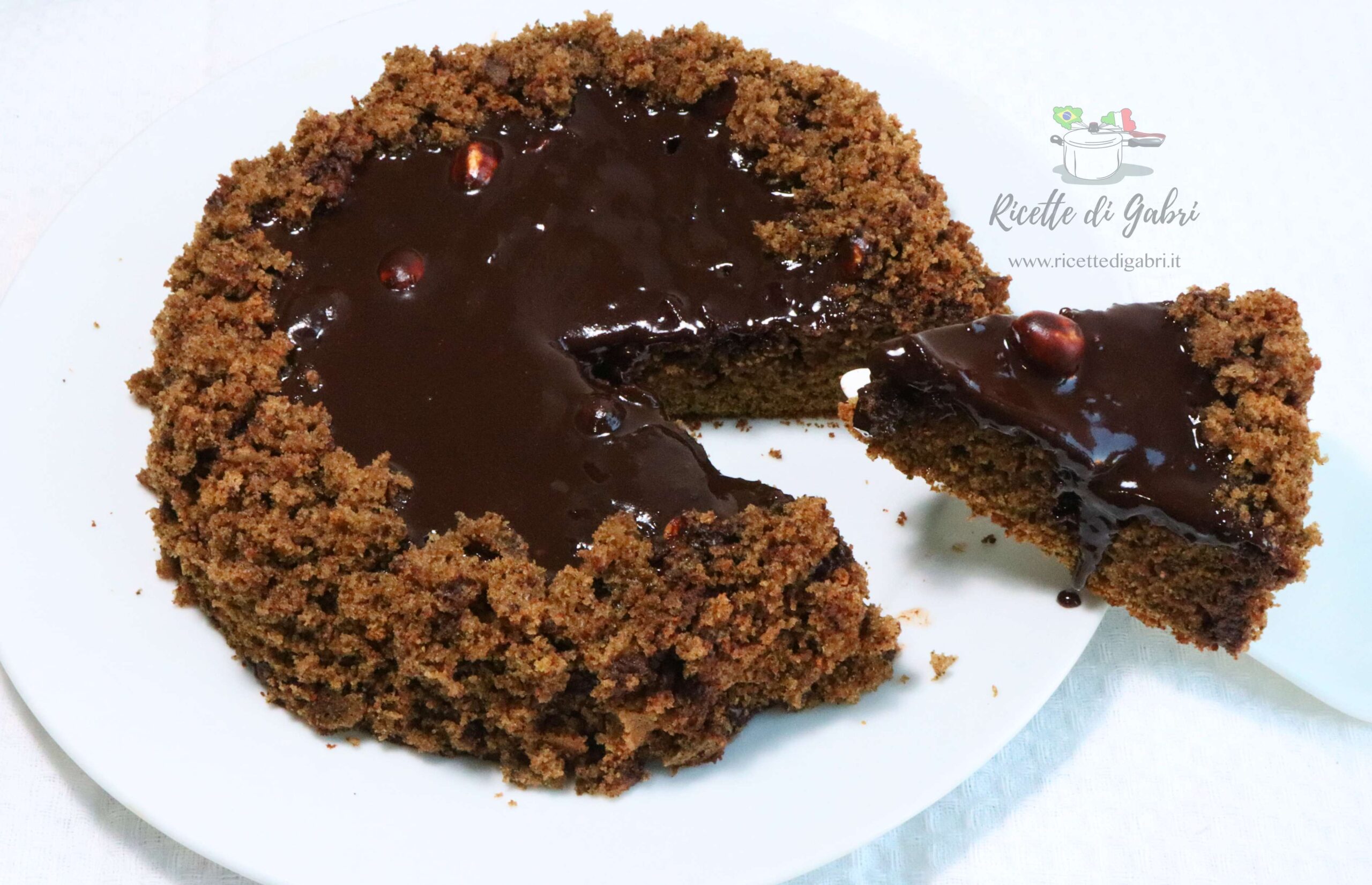torta in padella al caffè riciclare fondi caffè ricetta facile gabri dolci senza forno