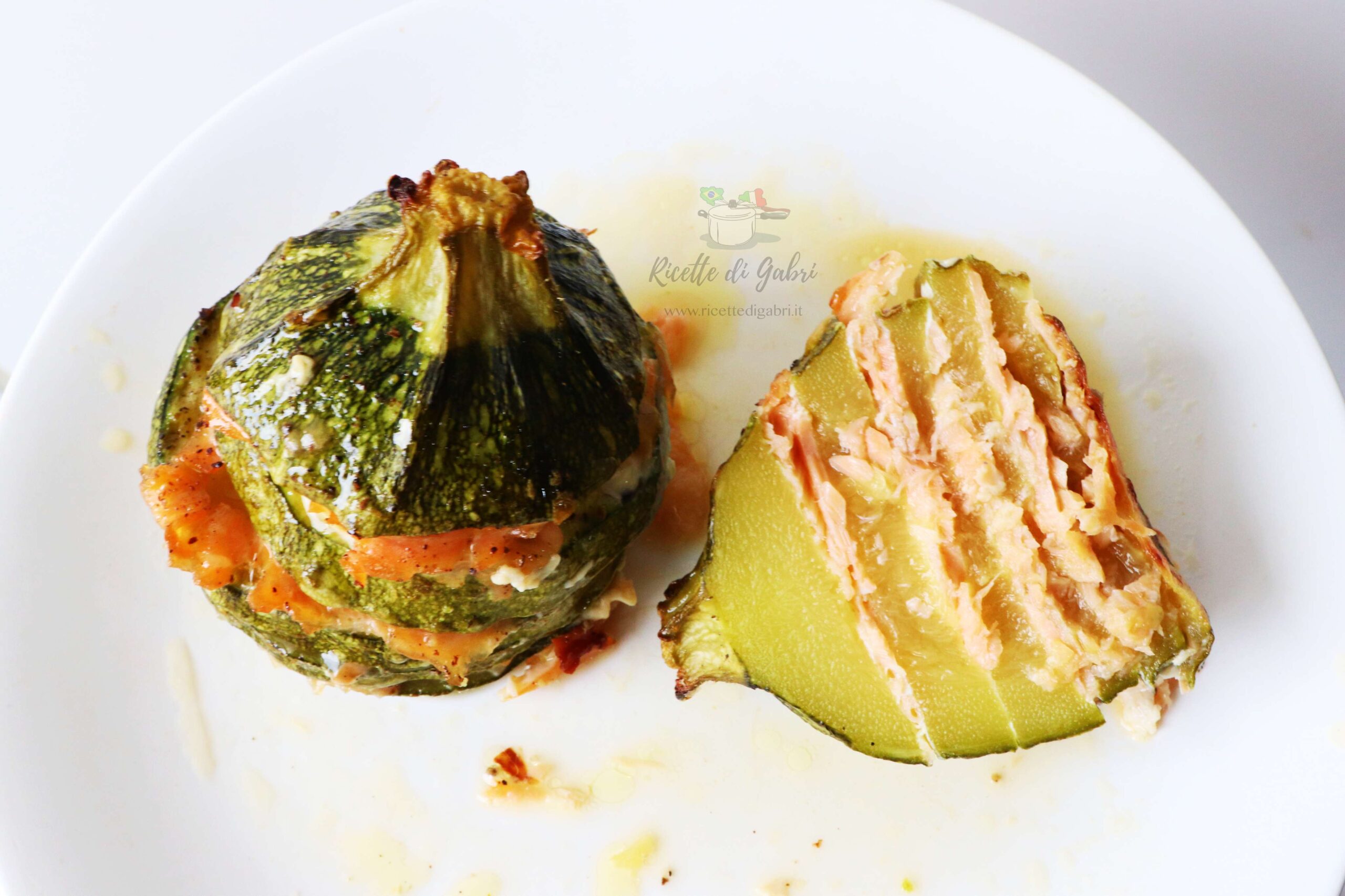 zucchine tonde ripiene ricetta parmigiana di zucchine e salmone affumicato al forno ricetta millefoglie gabri