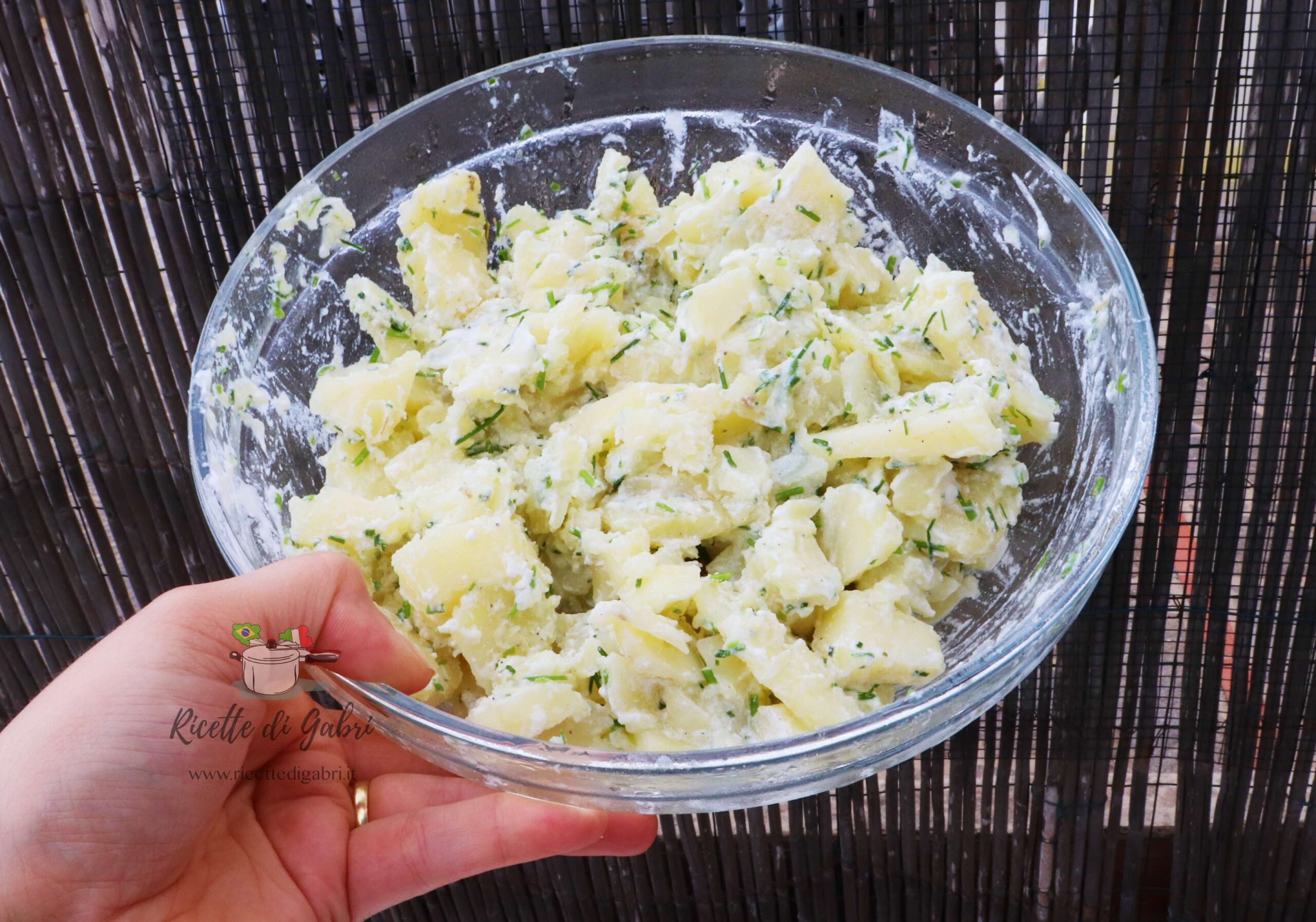 insalata di patate e yogurt ricetta facile estiva gabri
