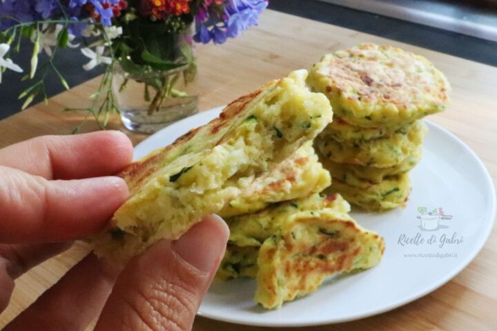 pancakes zucchine frittelle in padella gabri