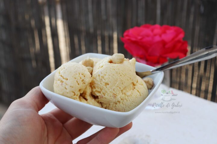 gelato alle nocciole senza gelatiera e senza panna ricetta facile e veloce di gabri italian ice cream