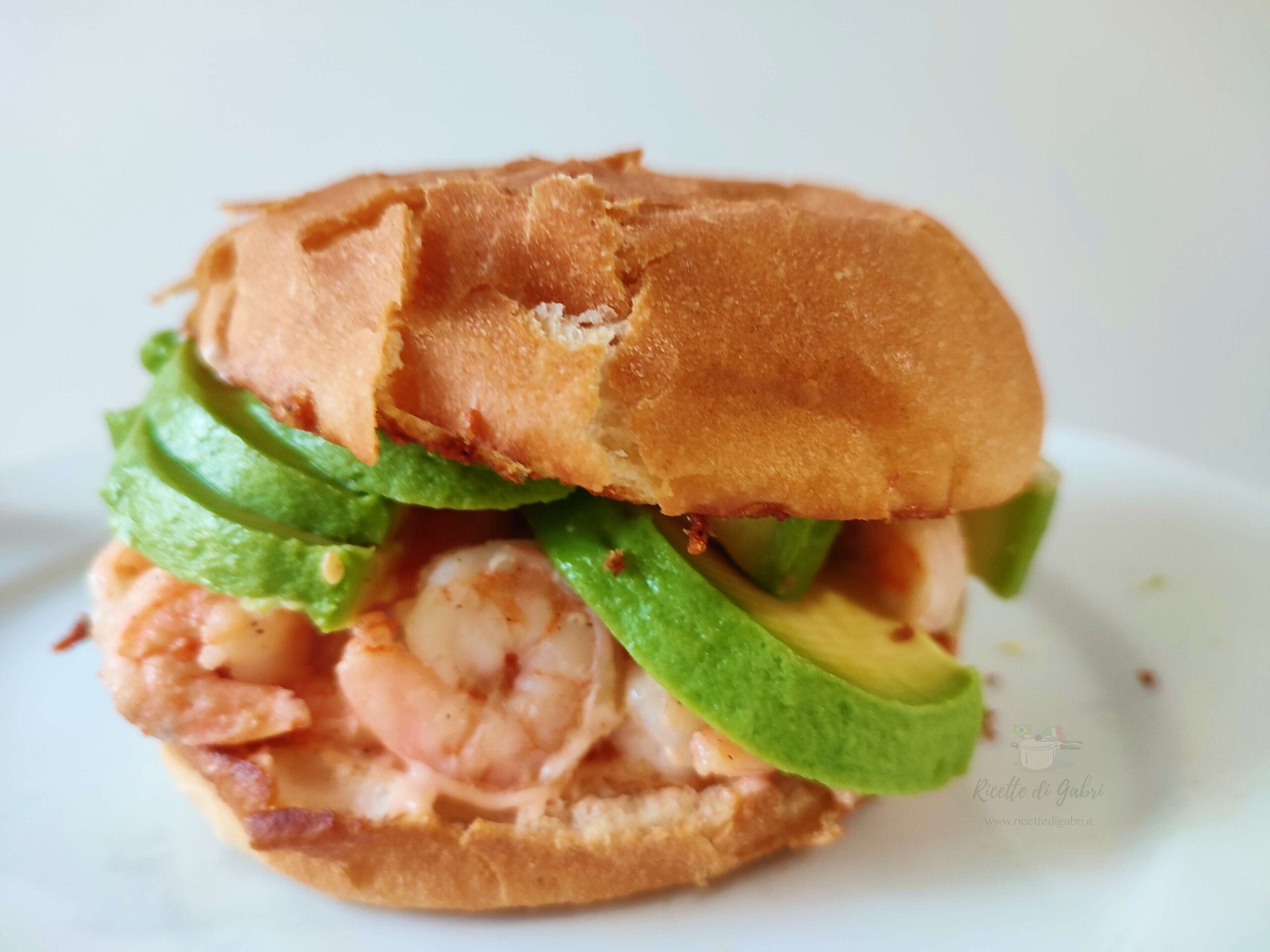 panino con avocado gamberetti code di mazzancole ricette veloce gabri