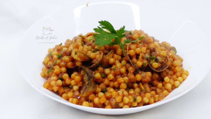 ricette fregula fregola sarda con le arselle vongole sarde