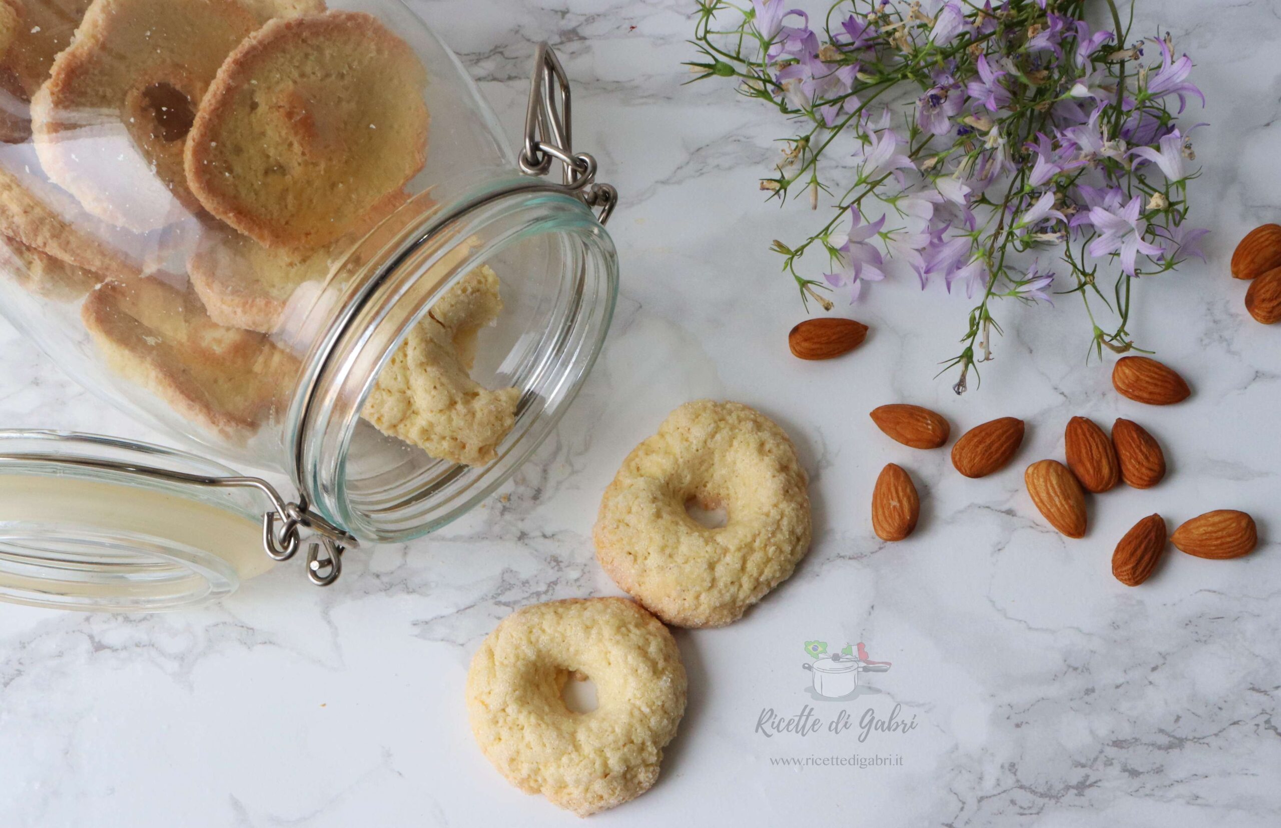 ciambelline biscotti alle mandorle okara ricette gabri