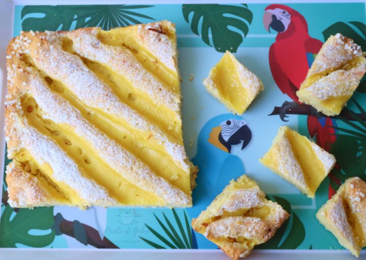 crostata alla crema pasticcera ricetta facile veloce di gabri