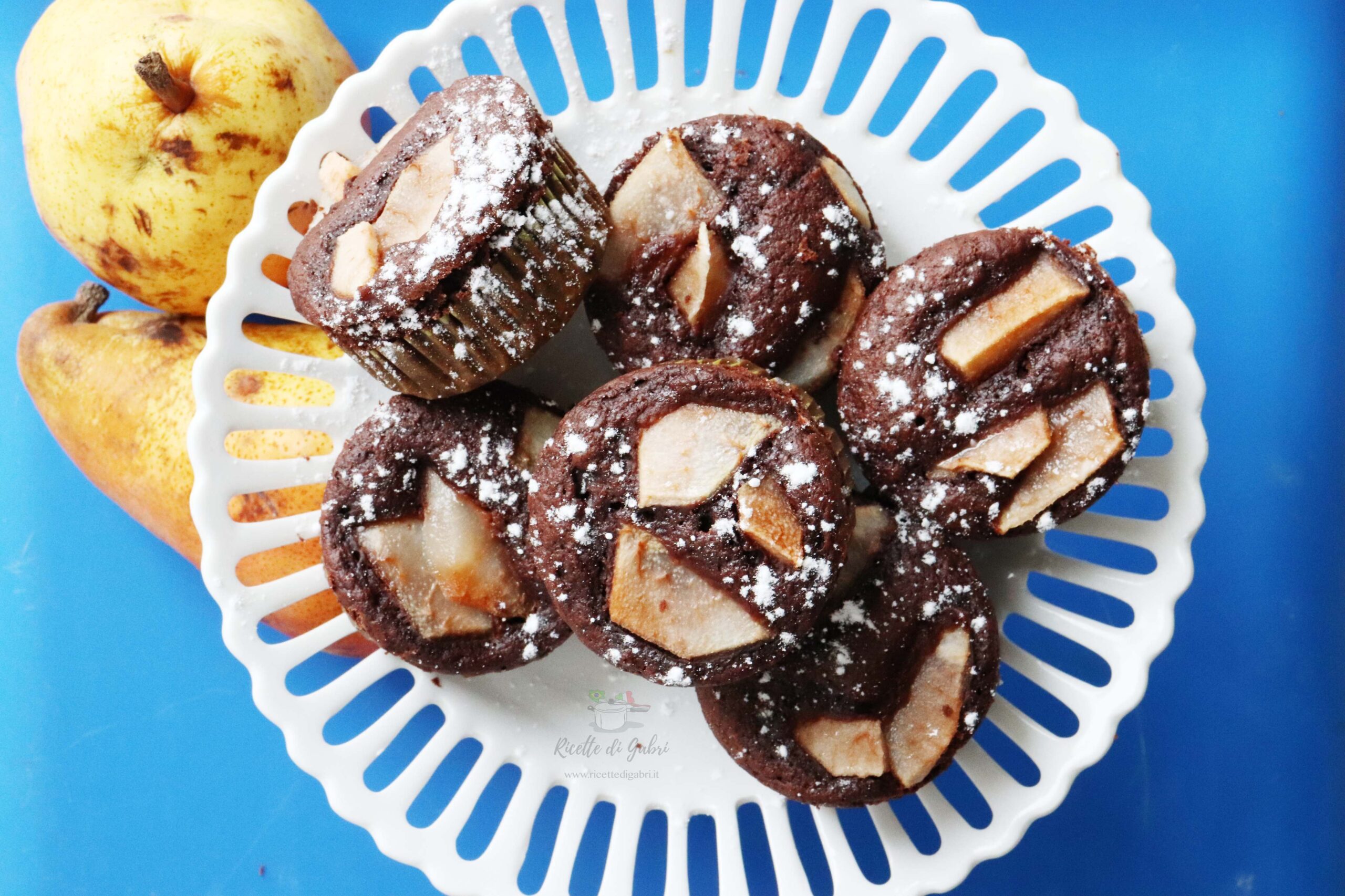 muffins pere e cioccolato torta con pere frullate gabri