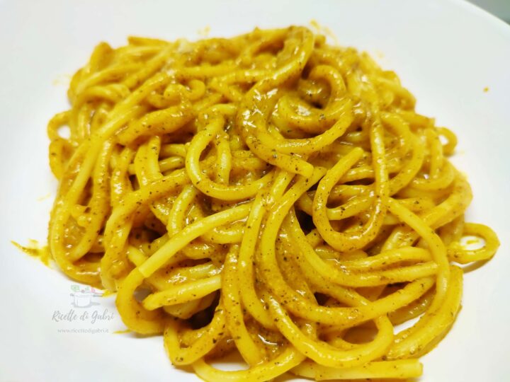 pasta spaghetti cremosi con buccia di zucca ricetta economica veloce gabri