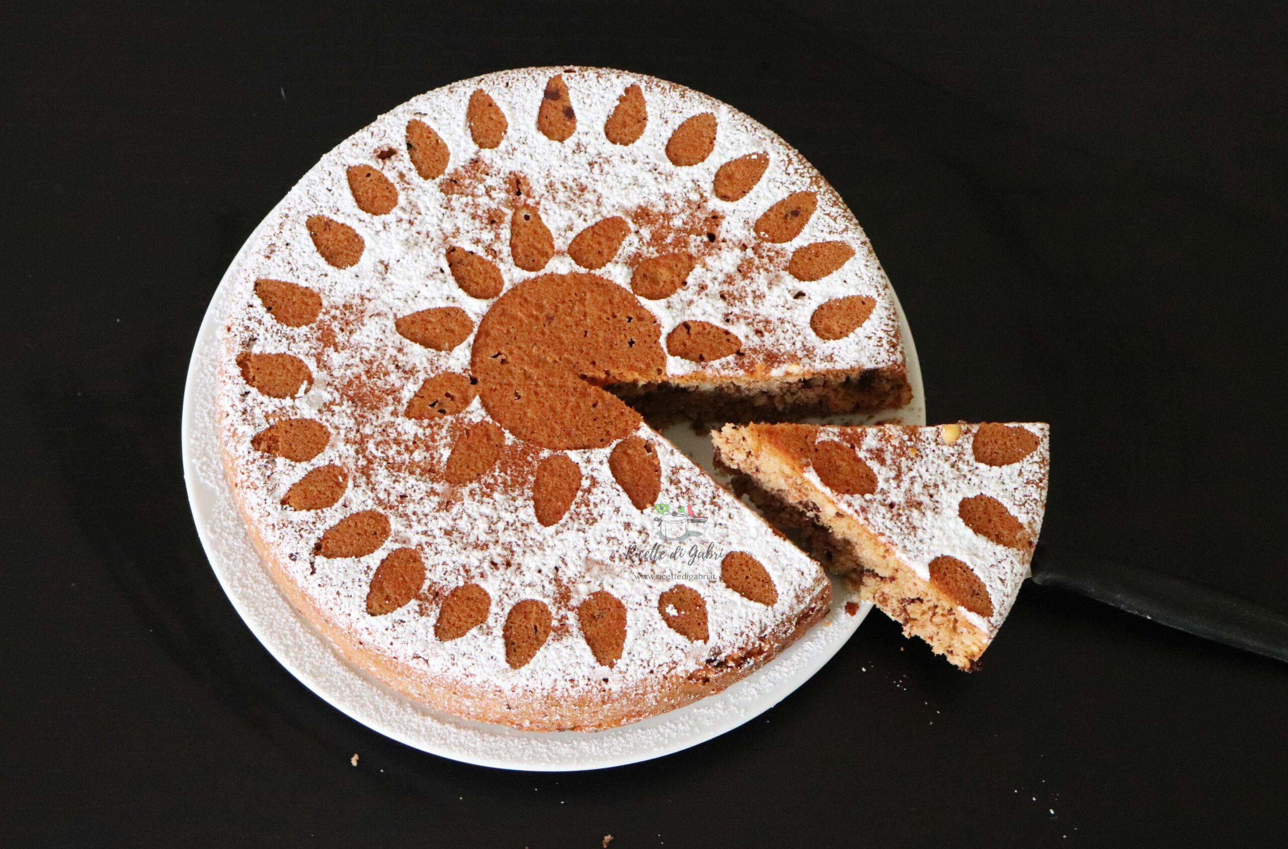 torta soffice con mandorle e cioccolato ricetta facile e veloce di gabri dolci di natale