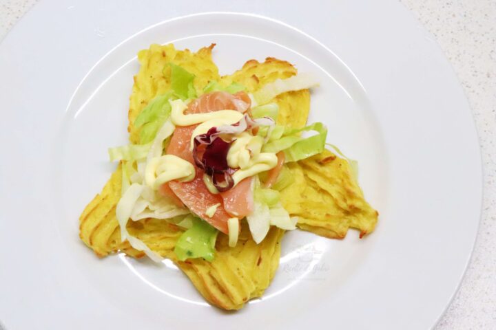 stelle di patate al forno ricetta patate menu' delle feste patate duchesse gabri