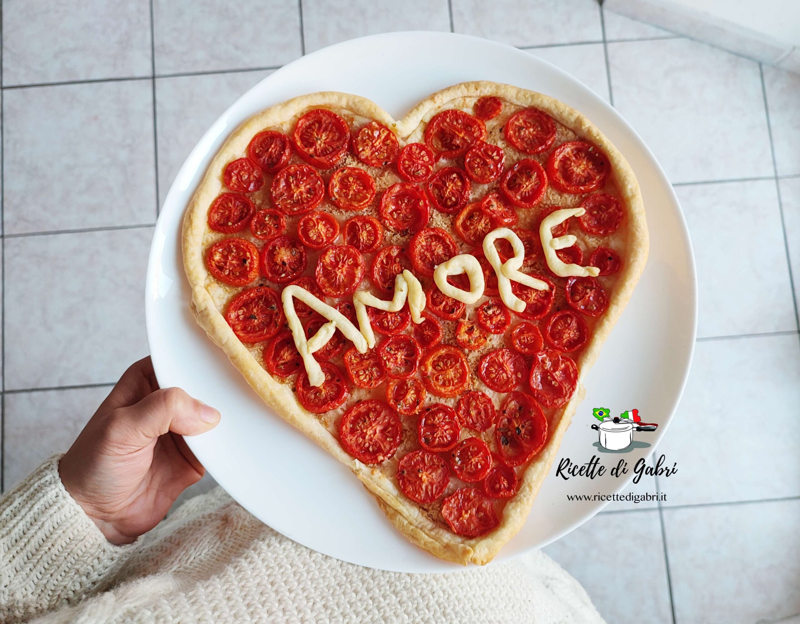 torta salata a forma di cuore ricetta san valentino cuore di sfoglia e pomodorini di gabri antipasto