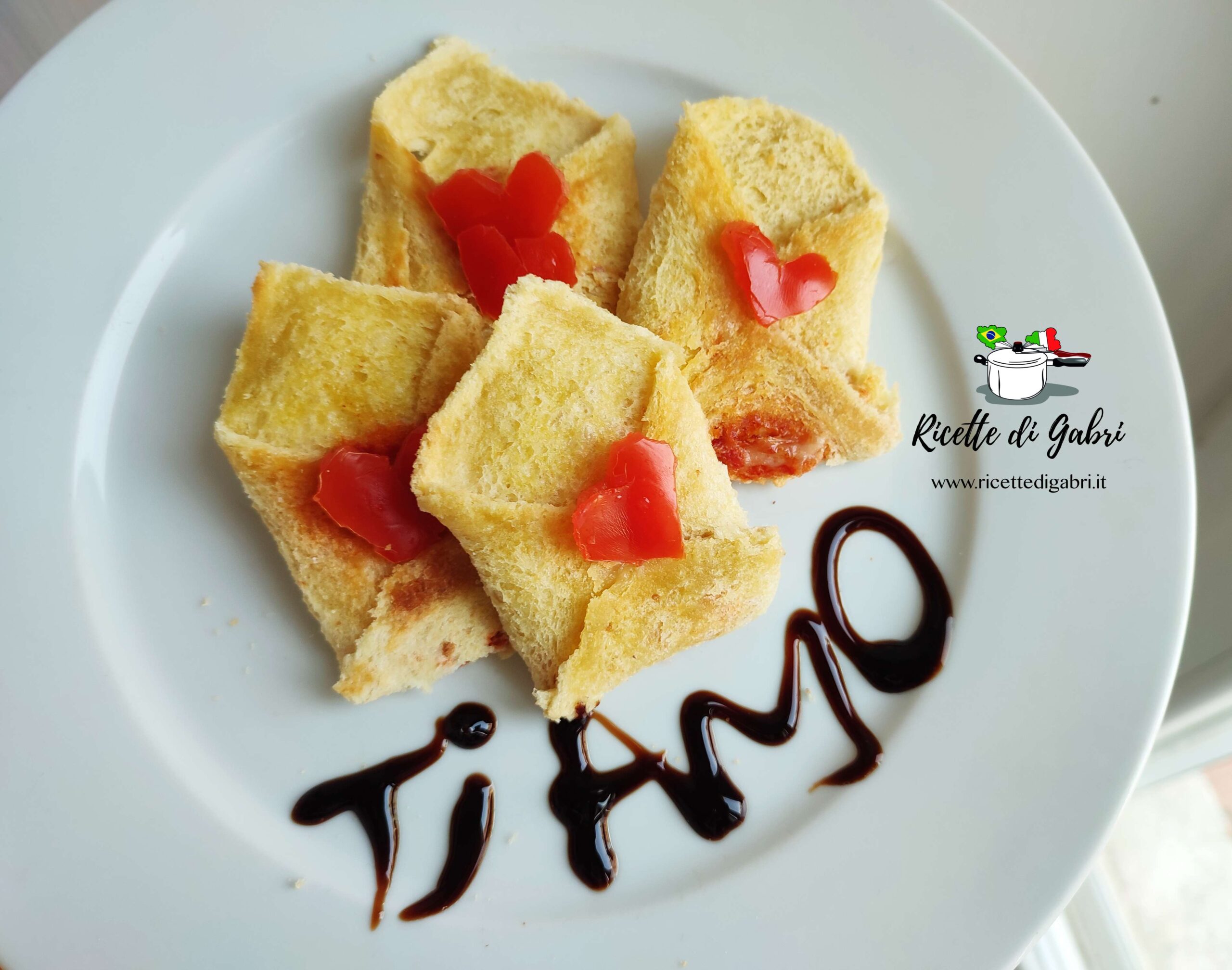 lettere di pancarrè idea aperitivo menu romantico san valentino facile veloce gabri