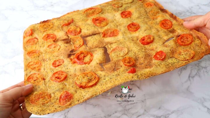 ricetta croccantissima di gabri croccantella senza glutine facile veloce farina ceci