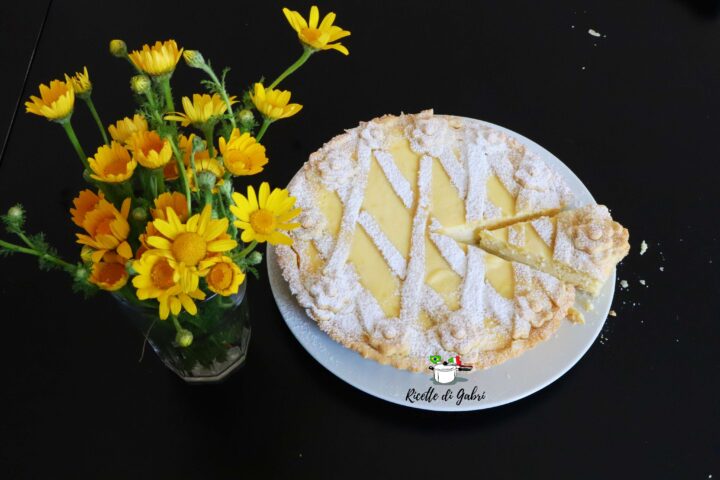 ricetta crostata di ricotta con fragoline di bosco dolce facile fatto in casa gabri
