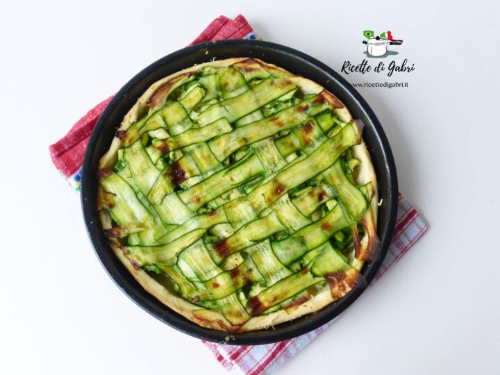 ricetta torta salata alle zucchine senza uova e senza burro ricetta facile di gabri
