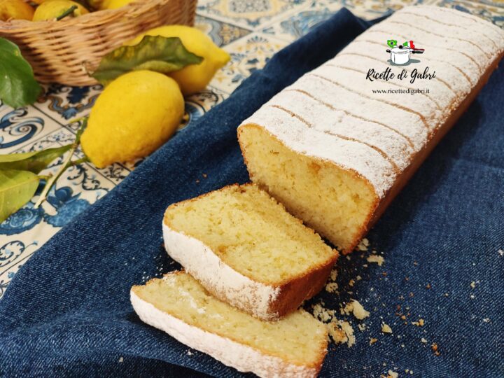 plumcake al limone frullata ricetta facile torta pan di limone di gabri