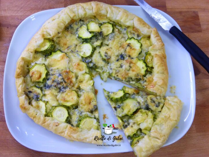 Torta salata zucchine e gorgonzola gabri ricetta facile con pasta sfoglia idee antipasti