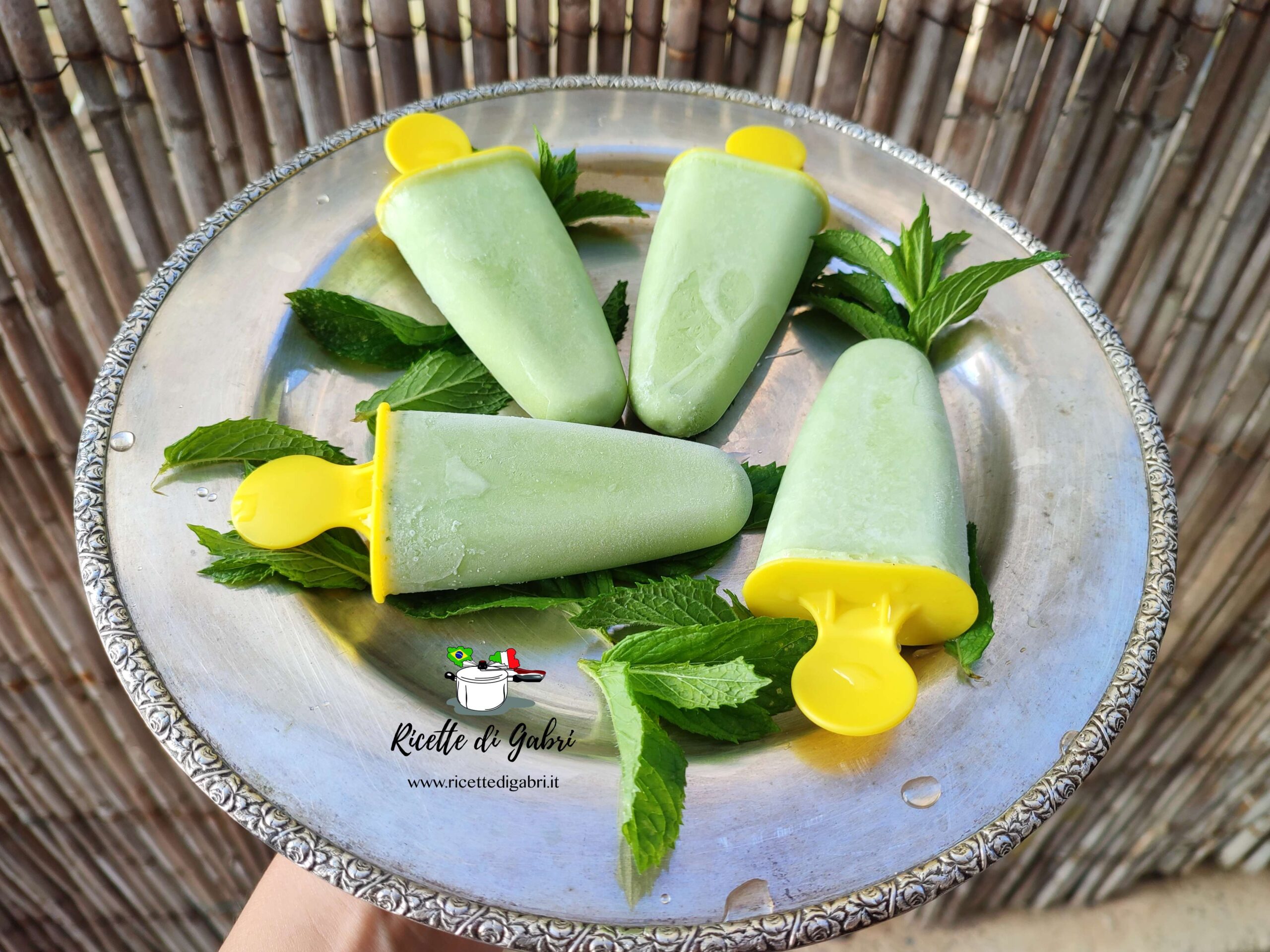 ghiaccioli latte e menta fresca ricetta facile di gabri gelatini bambini