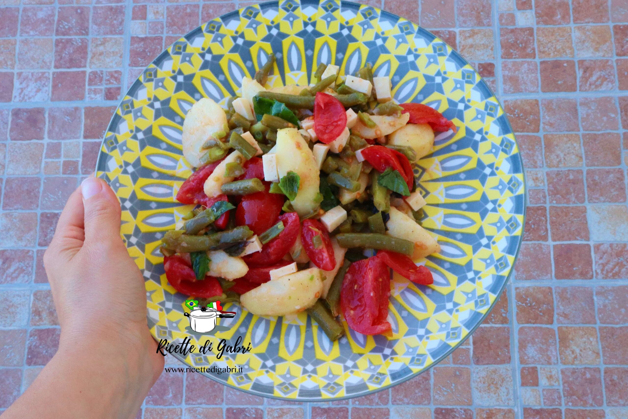 ricetta insalata di patate e fagioli di gabri ricetta facile veloce