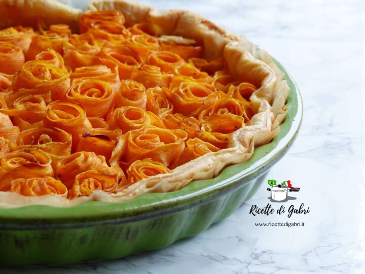 torta salata rose di patate dolci ricette facili veloci di gabri
