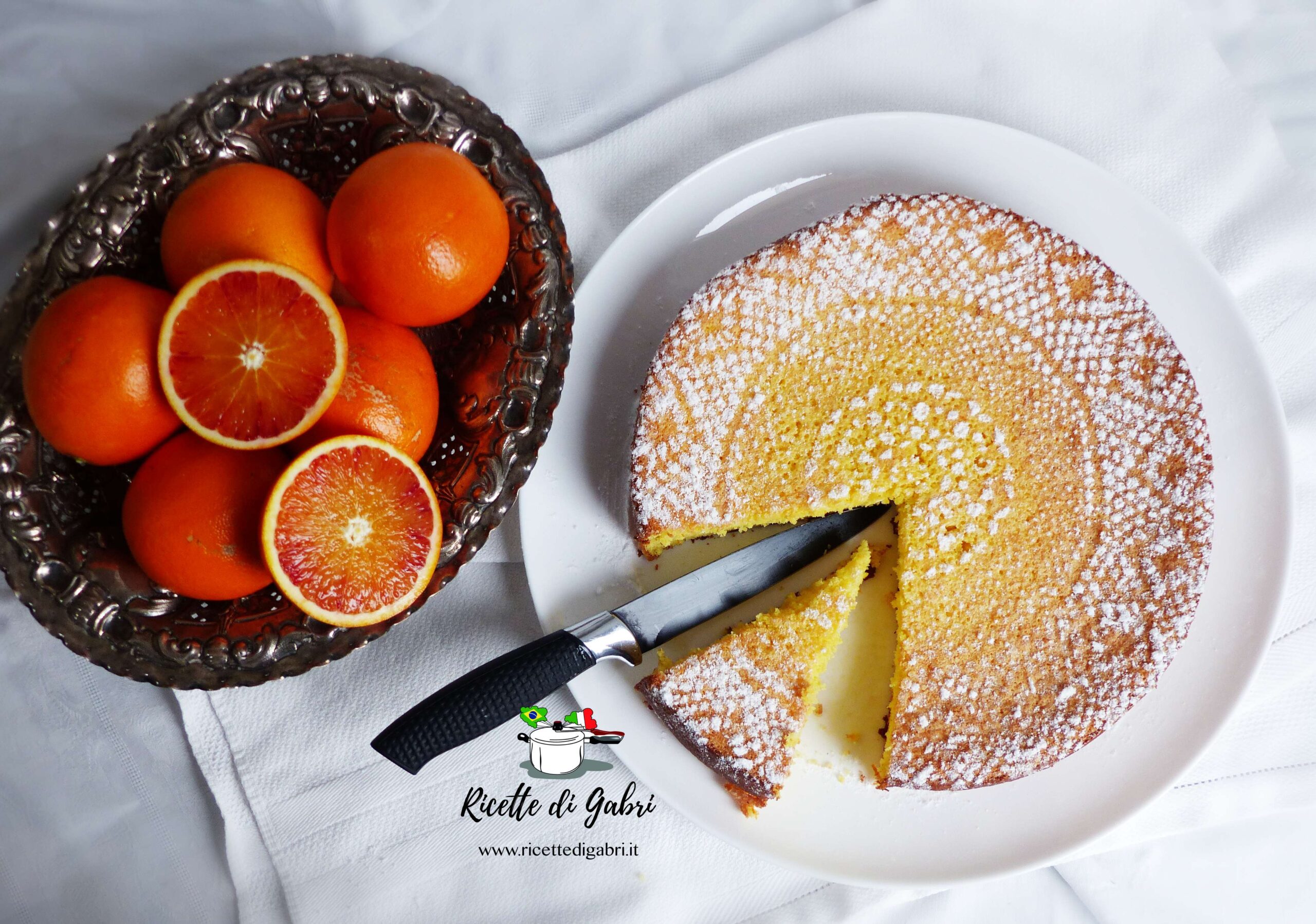 torta soffice arancia e semolino senza burro senza olio ricetta facile di gabri