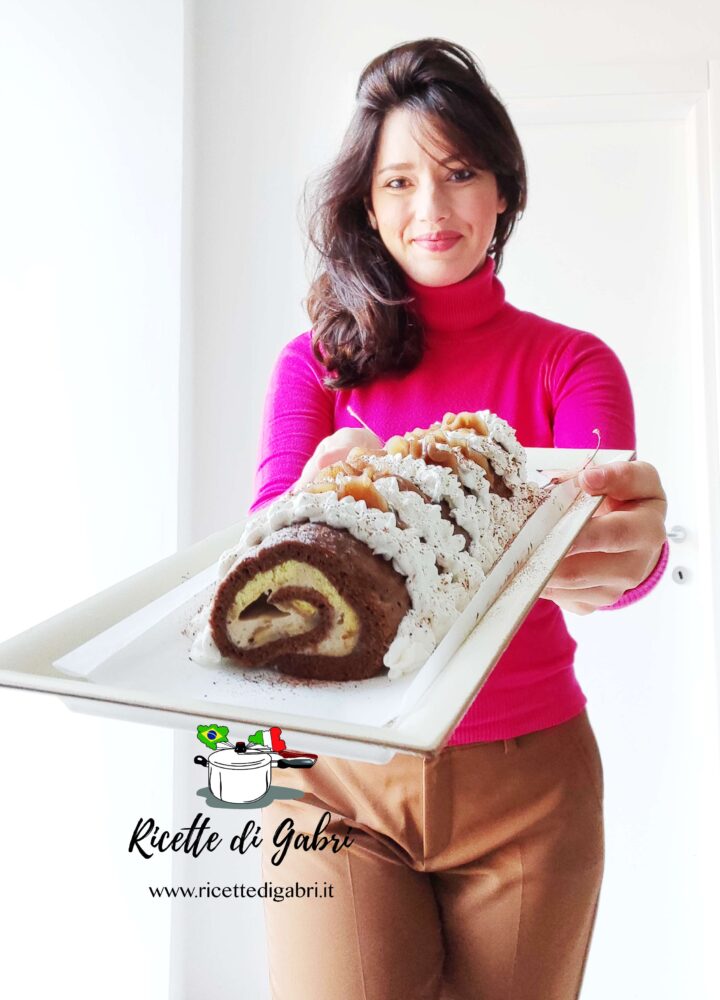 rotolo dolce alle castagne ricetta facile di gabri rotolo cioccolato crema di marroni