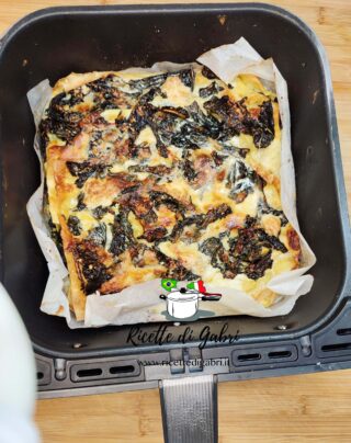 ricetta con cavolo nero lasagne bianche in friggitrice ad aria con cavolo nero toscano gabri