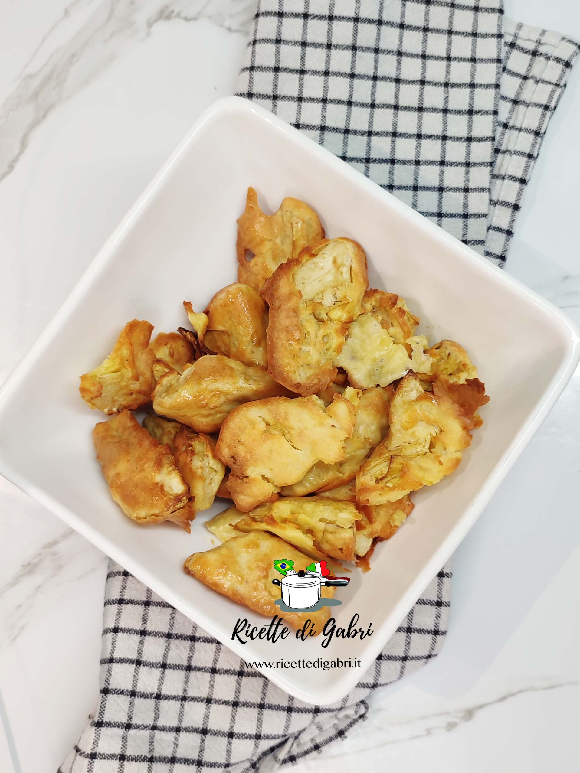 frittelle di carciofi fritti in friggitrice ad aria ricetta facile veloce di gabri