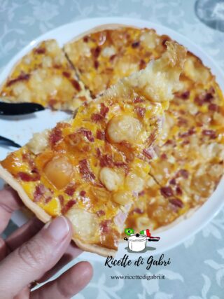 ricetta torta salata prosciutto e formaggio con pasta brisèe gabri