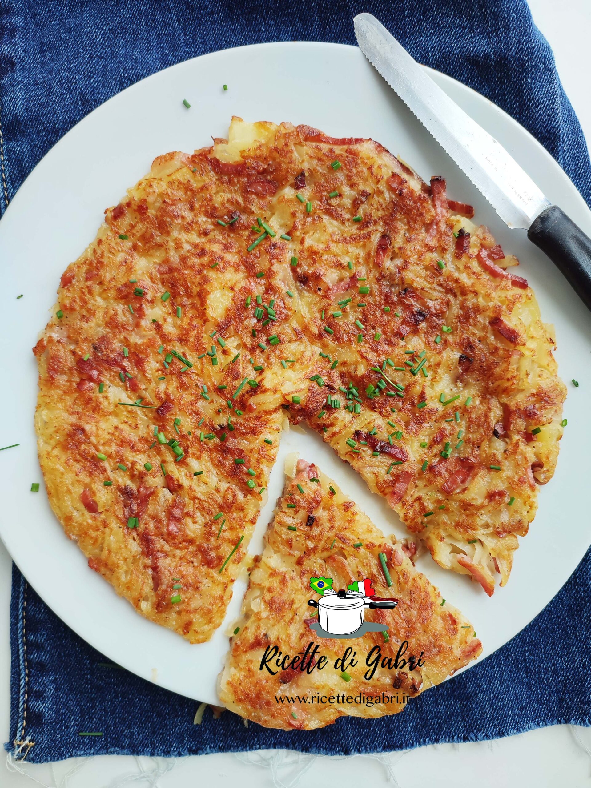 torta di patate in padella ricetta facile rosti padella gabri frittata patate senza uova