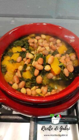ricetta zuppa di cavolo nero e zucca ricetta facile economica gabri
