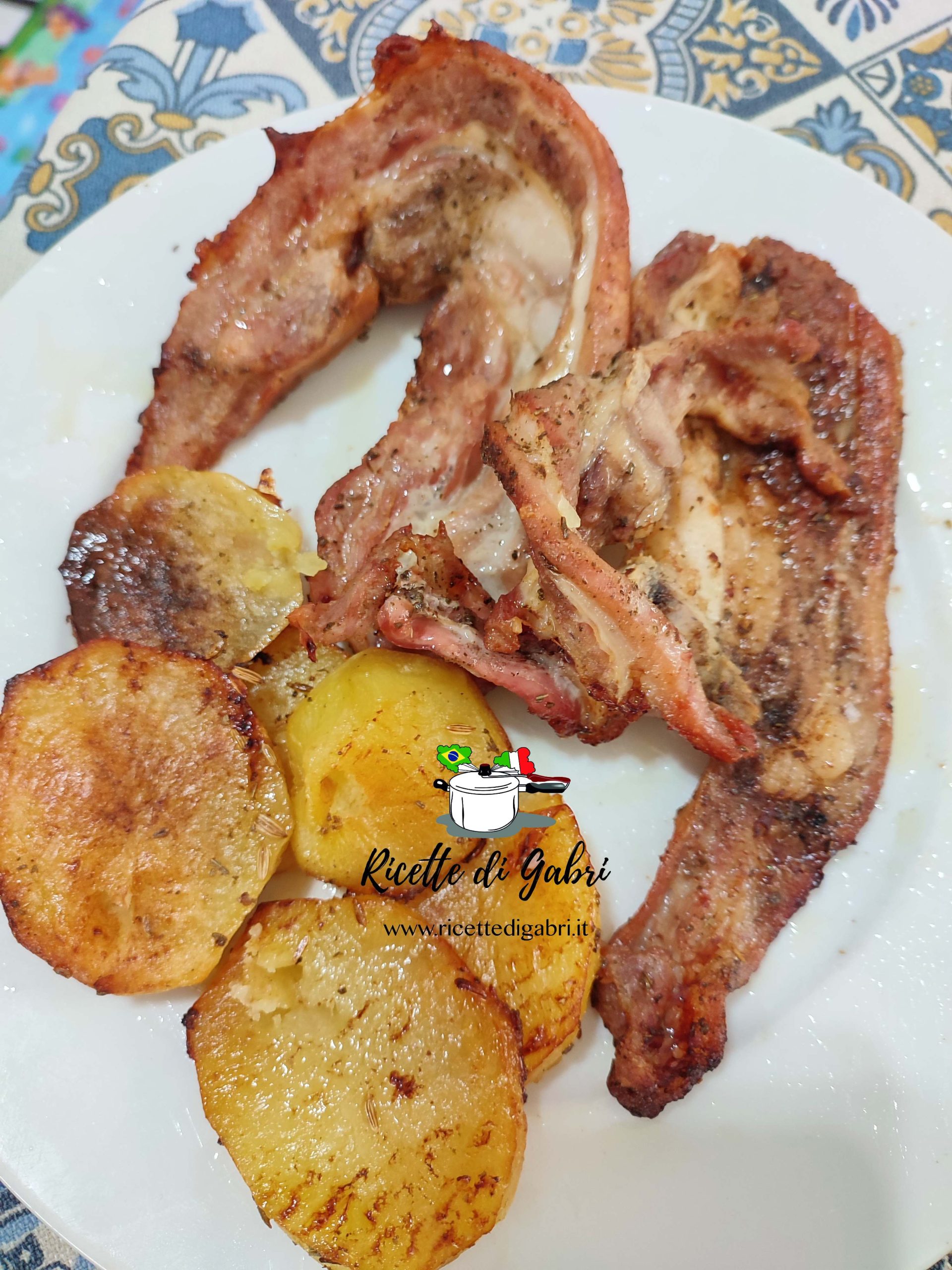 ricetta biancostato di vitello al forno con le patate