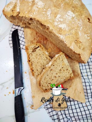pane rustico fatto in casa pane semplice con lievito di birra gabri