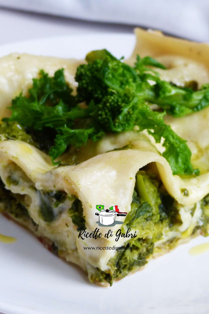 ricetta lasagne broccoletti cime di rapa lasagna broccoli gabri