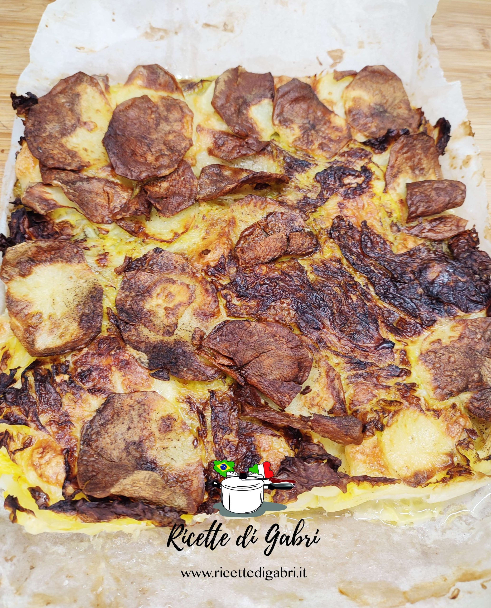 parmigiana di patate e verza di gabri