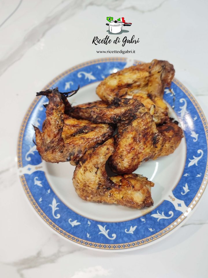 ali di pollo in friggitrice ad aria ricetta facile e saporita gabri