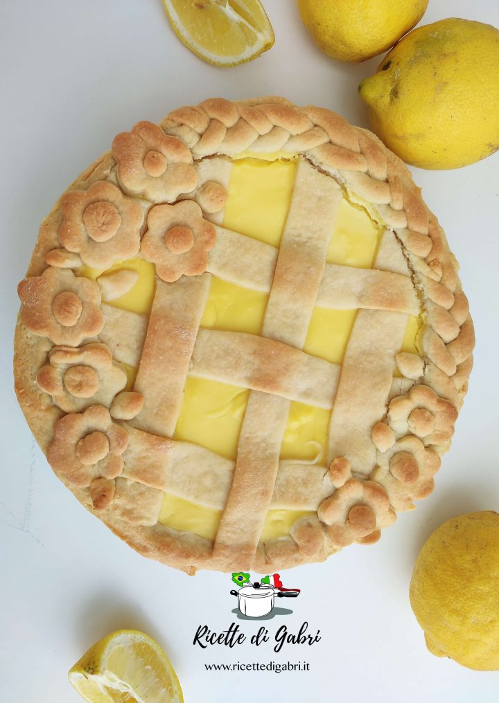 Crostata al limone crostata con crema al limone di gabri pasta frolla solo albumi