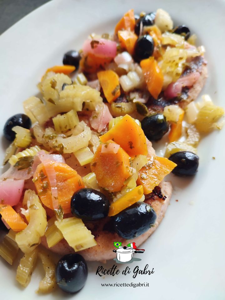 salsa stemperata siciliana ricetta salsa condimento agrodolce per carne e pesce gabri