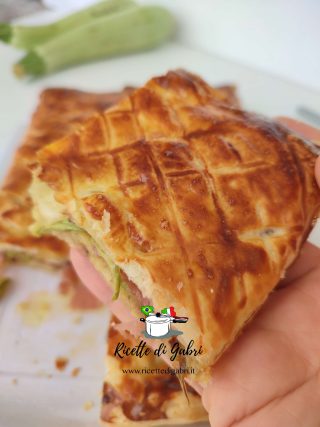 torta salata con zucchine e prosciutto gabri