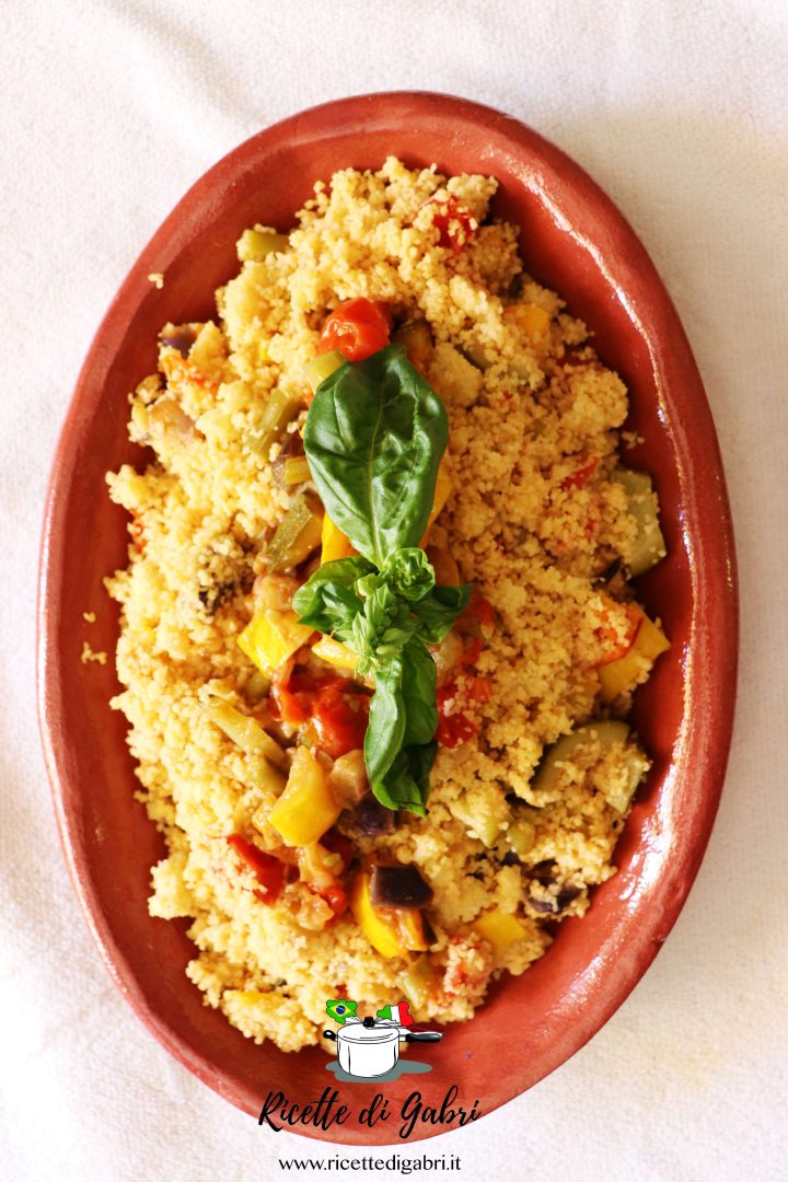 cous cous con le verdure miste e zucchine gialle ricetta facile di gabri