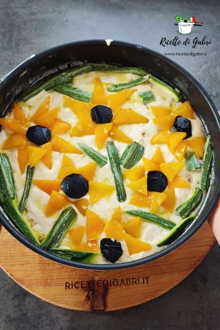 torta salata con mascarpone e verdure girasoli di peperoni di gabri