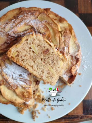 torta di mele umida soffice facile veloce ricetta di gabri