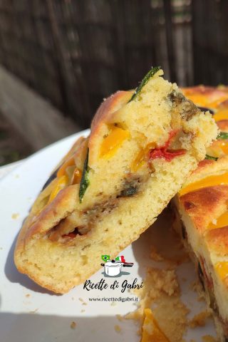 torta salata soffice al mascarpone con verdure miste ricetta facile di gabri