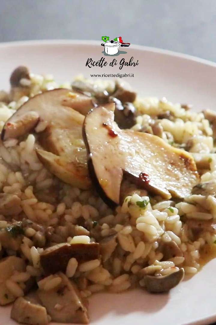 ricetta risotto funghi porcini gabri