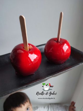 mele stregate mele caramellate fatte in casa ricetta facile di gabri