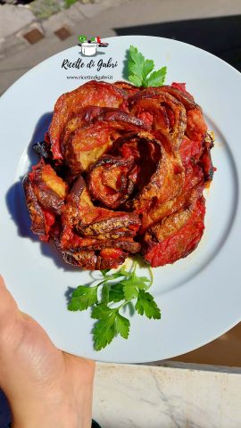 rosa di melanzane a parmigiana ricetta facile con le melanzane gabri 