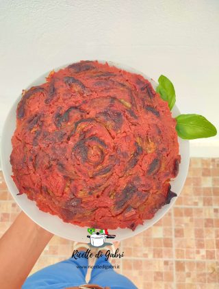 rosa di melanzane parmigiana al forno di gabri 
